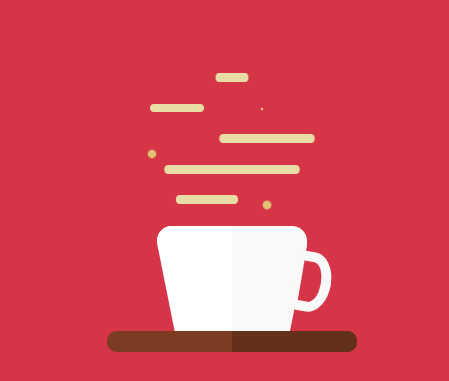 Hiệu ứng ly Cafe đẹp với HTML và CSS